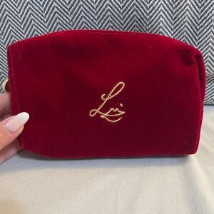 NWOT Lisa Eldridge Limited Edition Velvet Makeup Pouch